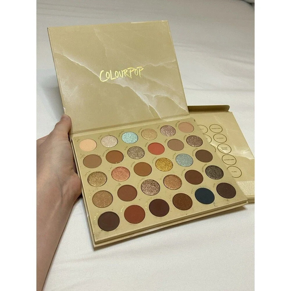 ColourPop You're Golden Eyeshadow Pressed Powder Palette 30 Shades NEW IN BOX